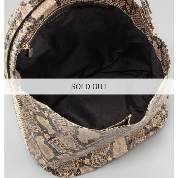 SOLD Embossed $1435 Bailey Boo Hobo Bag Vegan Leather - Picture 8 of 8